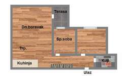 Dvoiposoban stan, Novi Sad, Telep, prodaja, 58m2, 141460e, id1127861